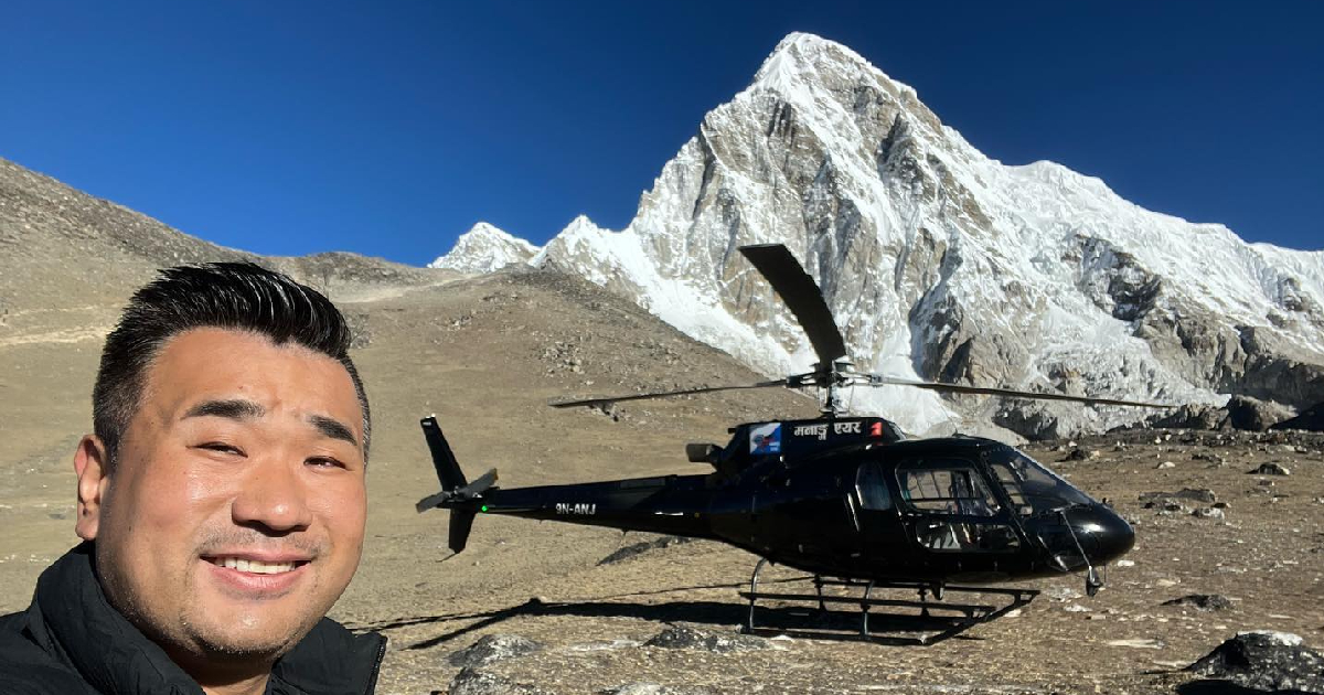 प्रसिद्ध एभिएसन भ्लगर स्याम चुई नेपालमा