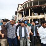 एमाले मुख्यालय च्यासल पुगे महेश बस्नेत, राजधानीमा १० हजार बढि मान्छे उतारिने