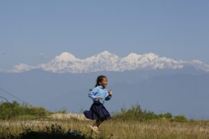 आकाश खुलेपछि नुवाकोटको सुइरेचौर बाट यस्तो देखियो हिमाल