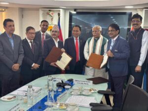 नेपाल भारत जोडिने इनरुवा-पूर्णिया र लम्की-बरेली अन्तरदेशीय प्रसारणलाइन निर्माण गर्न संयुक्त कम्पनी र सेयर हेल्डर सम्झौतामा हस्ताक्षर