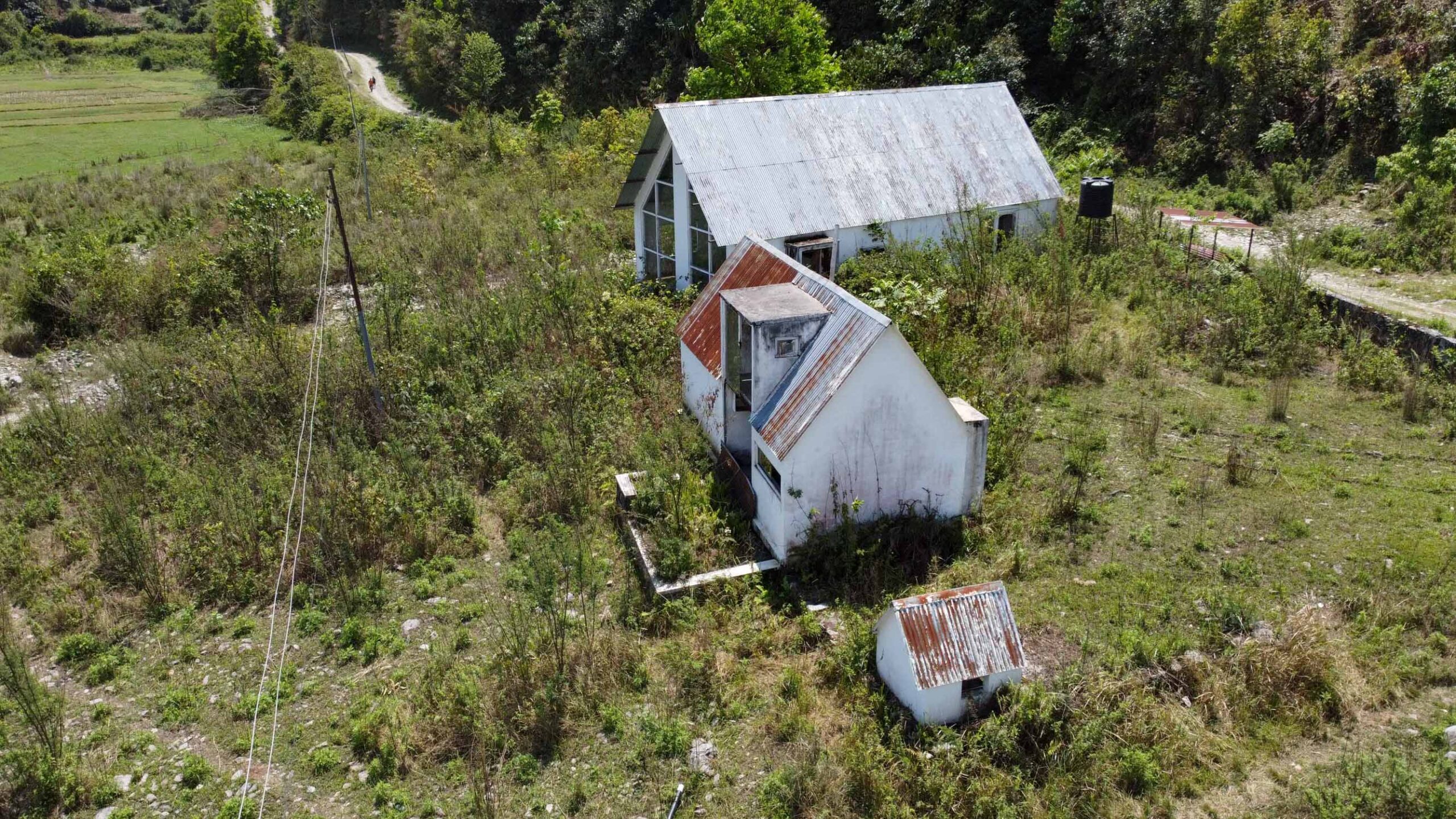 ड्रोन बाट यस्तो देखियो फेवाताल मापदण्डभित्र गृहमन्त्री सुदन गुरुङले लिजमा लिएको भनिएको जग्गा