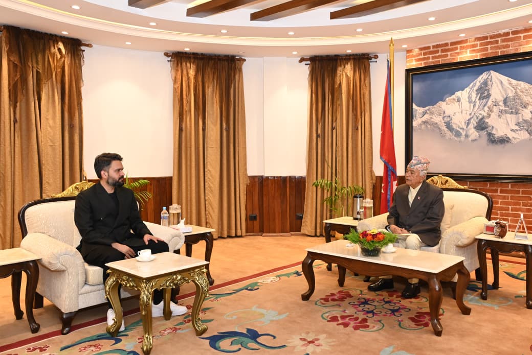 राष्ट्रका नाममा सम्बोधनलगत्तै राष्ट्रपति पौडेललाई भेट्न शीतलनिवास पुगे प्रधानमन्त्री शाह