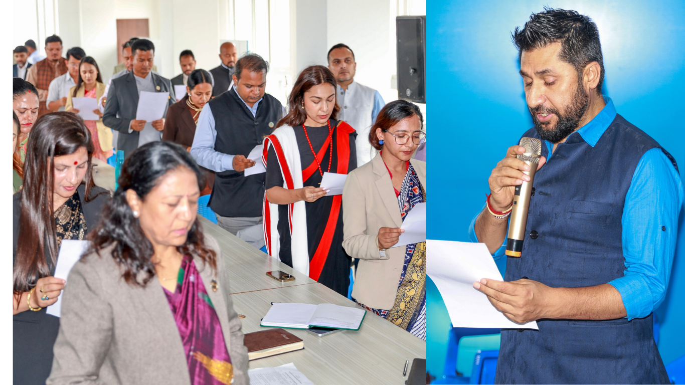 रास्वपाका नवनिर्वाचित पदाधिकारी र केन्द्रीय सदस्यले लिए शपथ