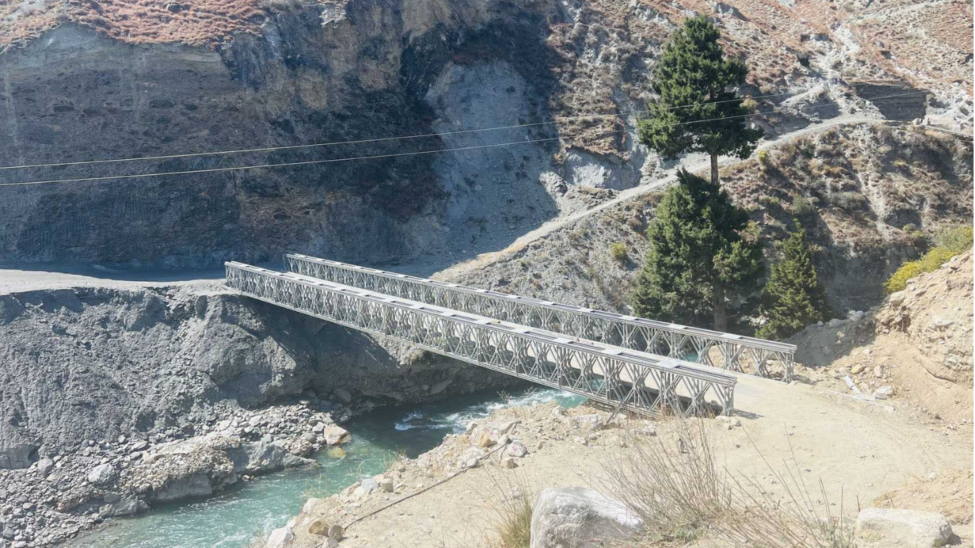 भेरी करिडोरमा अस्थायी संरचना निर्माणपछि सवारी सञ्चालन