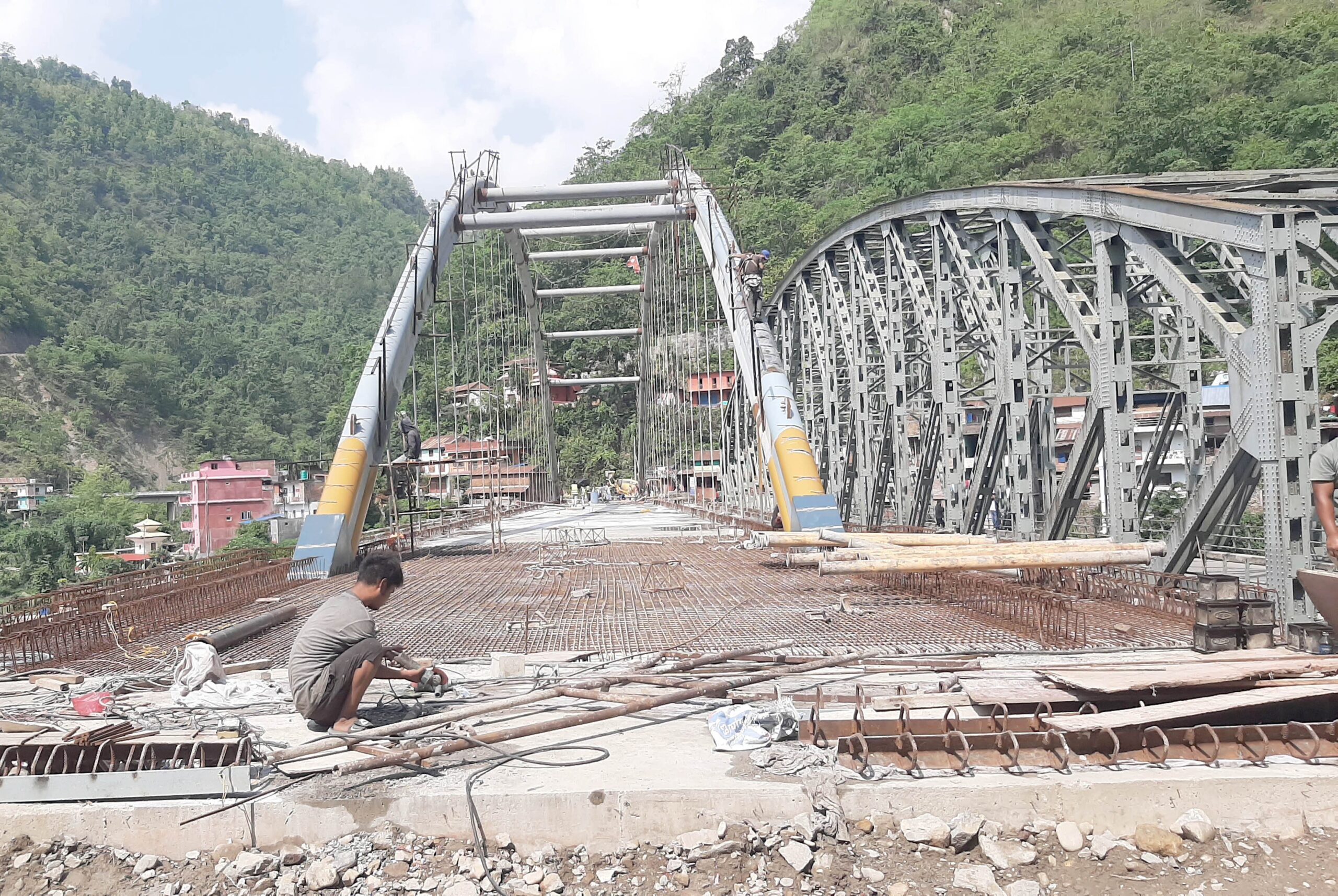 राम्दीमा ‘सिग्नेचर व्रिज’ निर्माण अन्तिम चरणमा, ९५ प्रतिशत काम सम्पन्न
