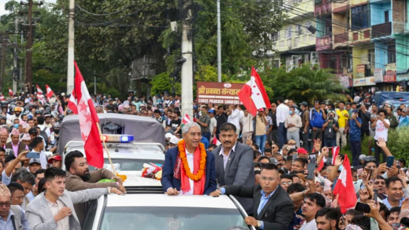 देउवाको अपिल: एकताबद्ध भएर अघि बढ्नुपर्छ, ‘म नेता बनेर होइन, नागरिक बनेर फर्किएको छु’