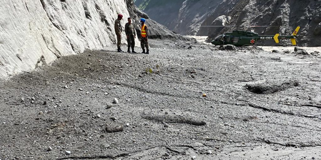 चिलिमेको सुरुङबाट नेपाली सेना र भारतीय टोलीले दुई शव निकाले, चार अझै बेपत्ता