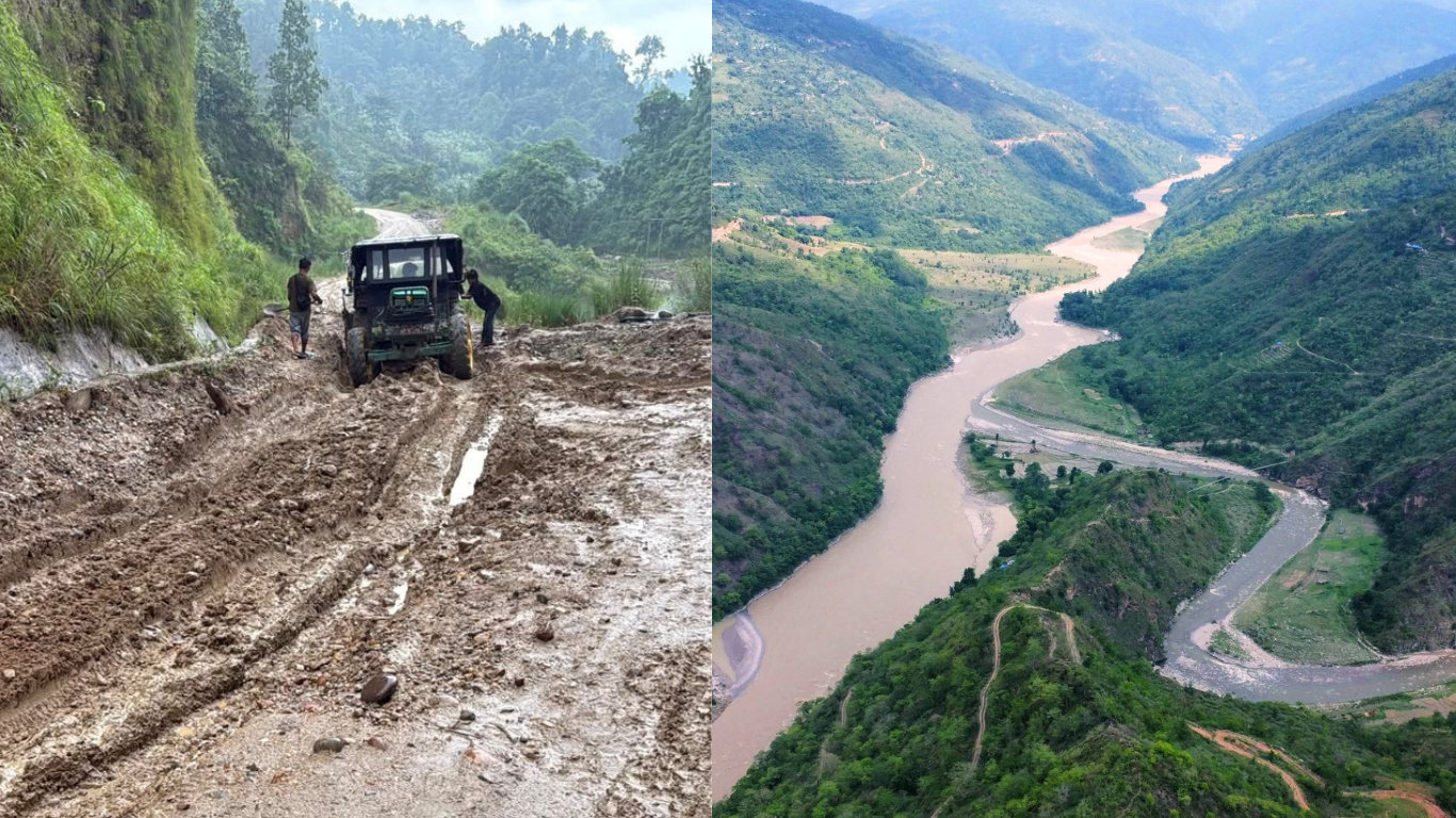 फत्तेपुर दोभानमा बेलिब्रिज निर्माण हुँदै, दमक-चिसोपानी सडकमा मालवाहक सवारी सञ्चालनमा रोक